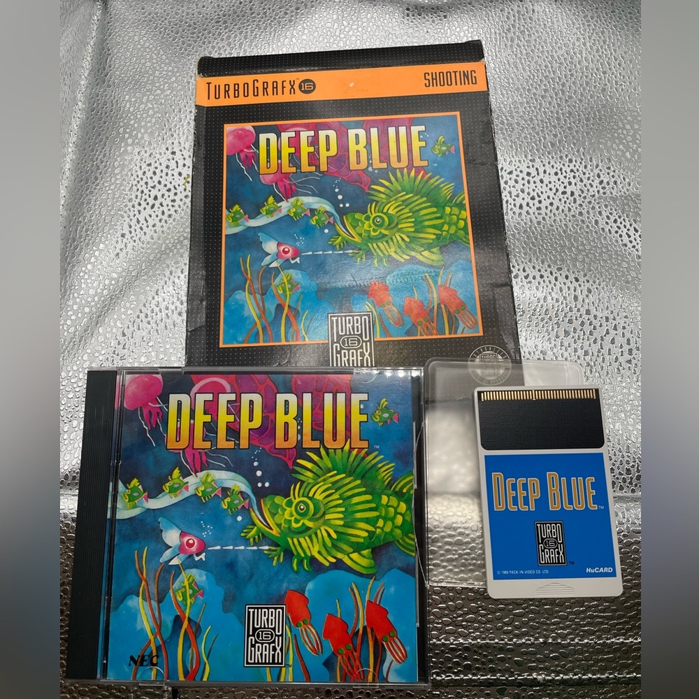 Deep Blue turobografx 16 complete in box
